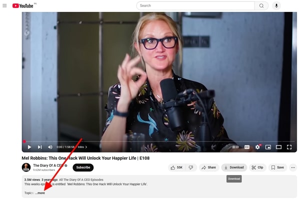 use more located below video