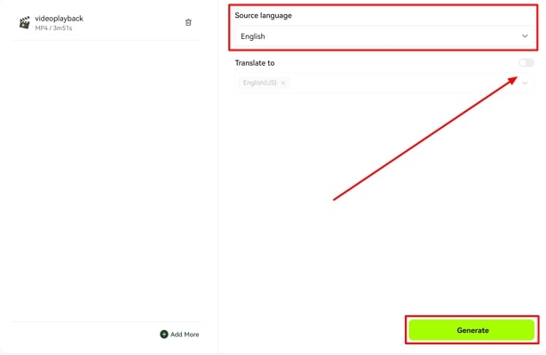 tap generate after adding languages