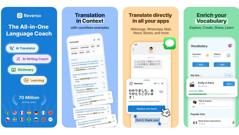 Reverso Translate English to Italian App