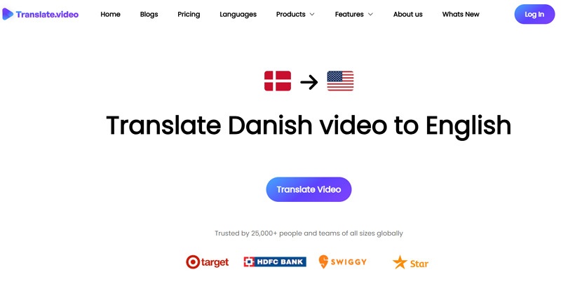 Translate.video Danish Translator