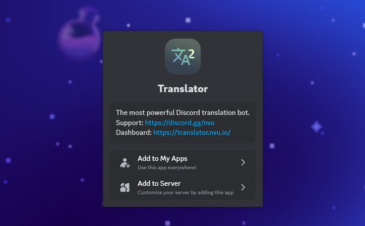 Añadir al Servidor Bot de Traducción Automática de Discord Gratis