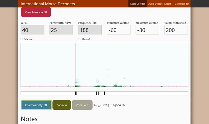 use morse code audio decoder
