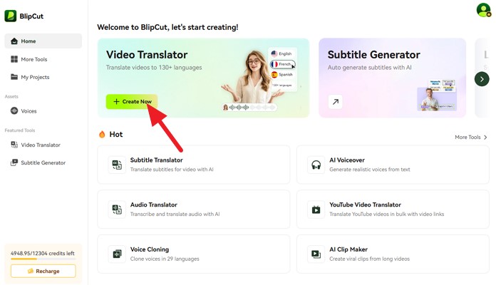 translate morse code video using blipcut