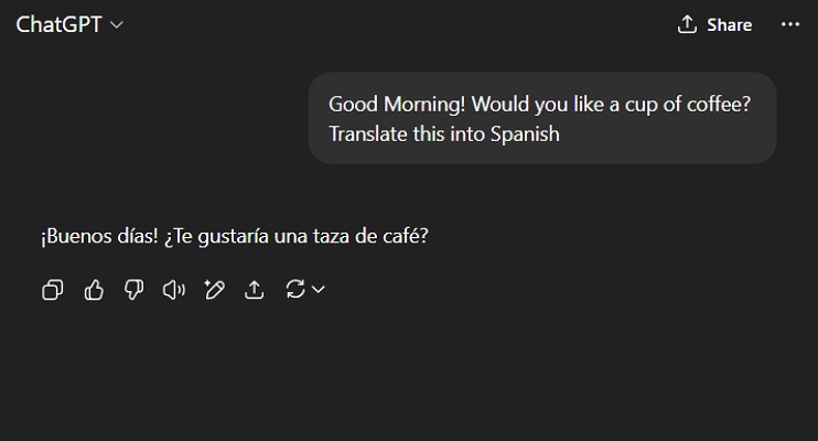 ai translate free using chagpt