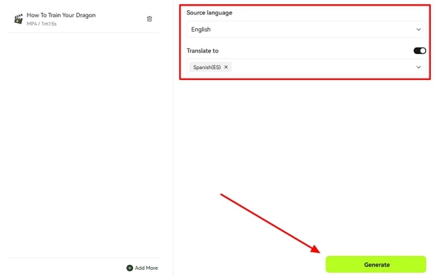 access language settings in blipcut