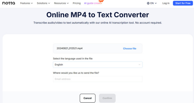 Notta Language Translator
