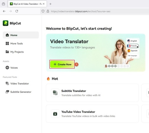 click create now