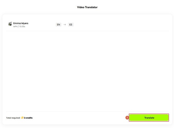 click translate
