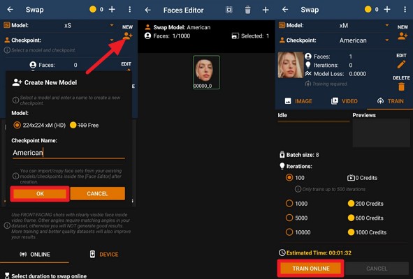 pick image to create new model