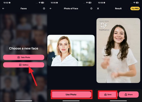 download face swap deepfake video