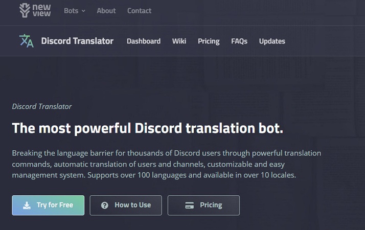 Translator Bot de Traducción Automática de Discord Gratis
