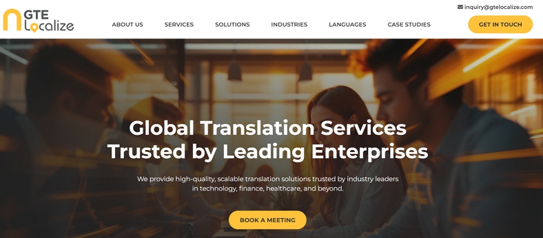arabic translation service gte localize