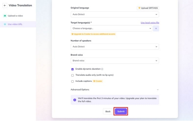 select khmer language in HeyGen