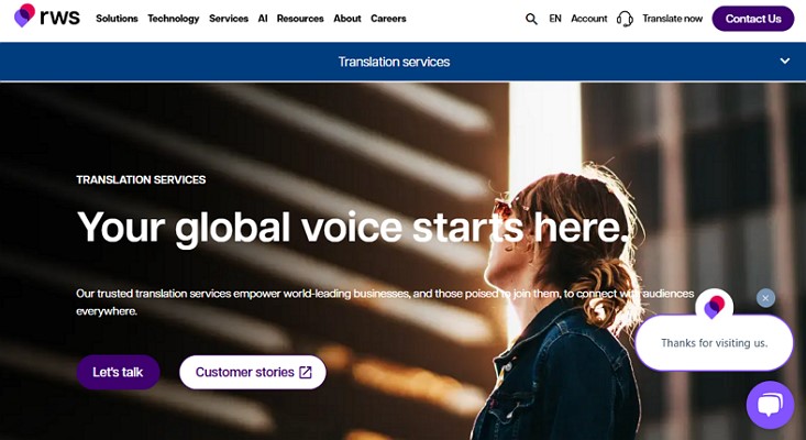localization company rws group