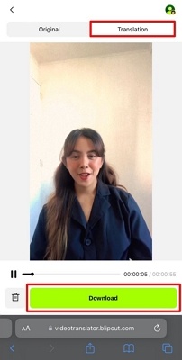 download results once you are satisfied