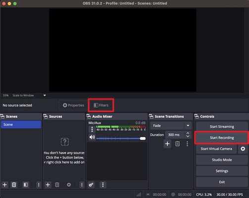 record and edit video using obs