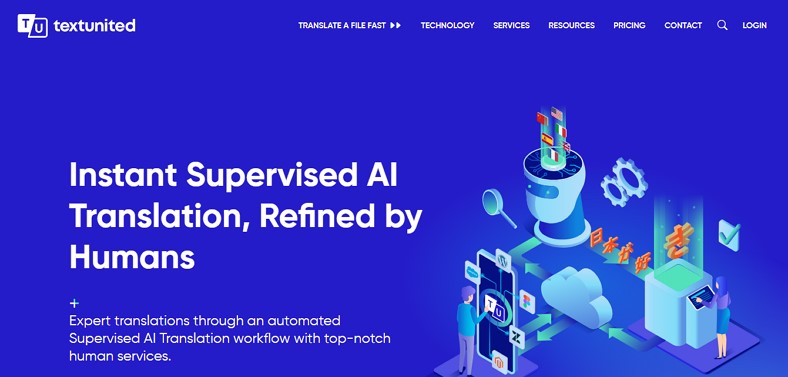 best human translation services text united