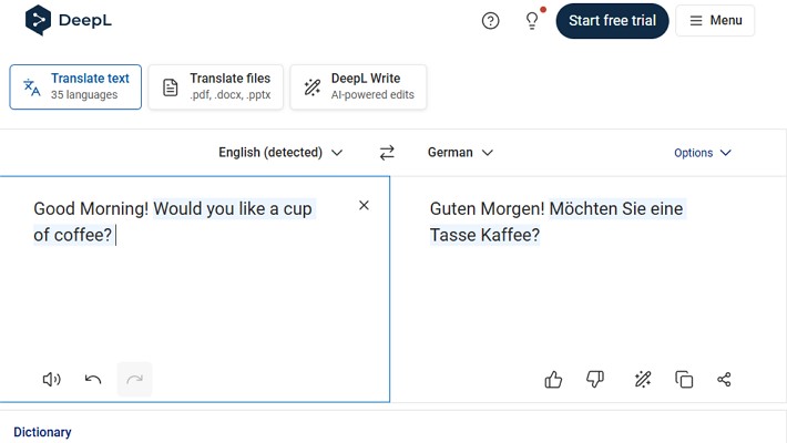 deepl ai translation tool