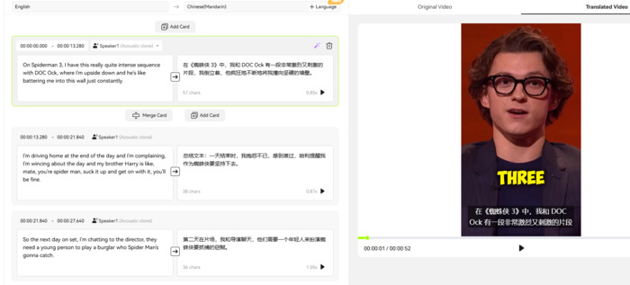translate your video to chinese for rednote
