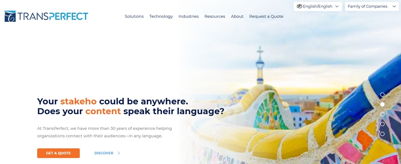translation services transperfect