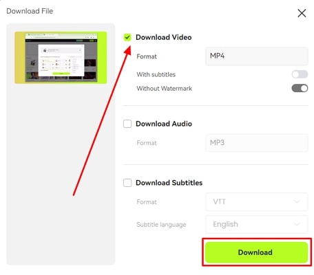 download spanish video translated blipcut
