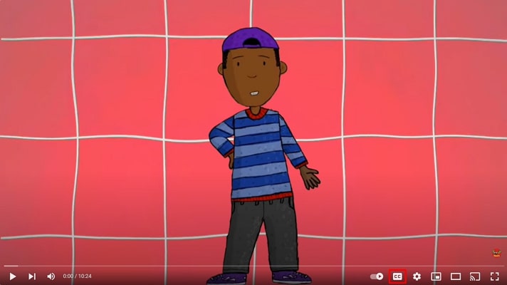 enable subtitles cc youtube