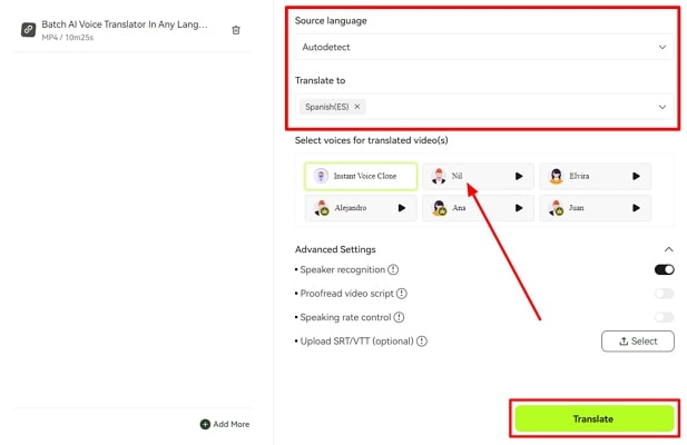 add language settings across blipcut