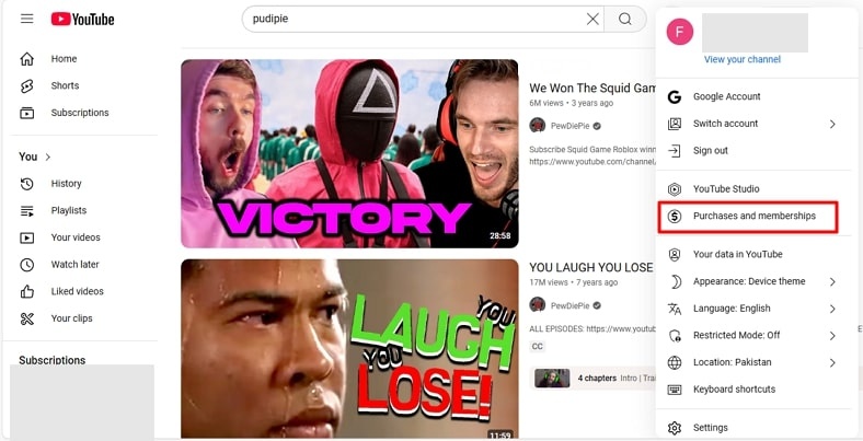 開啟設定以下載 youtube 會員專屬影片