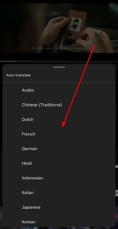 translate youtube video and replay