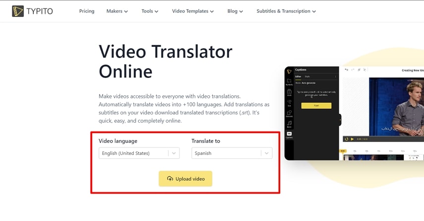 ajouter une vidéo à typito